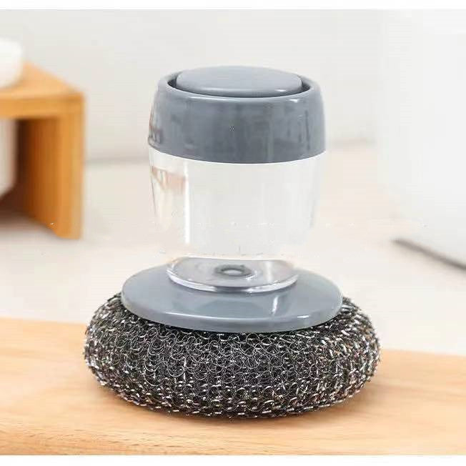 Soap dispensing brush head and material options