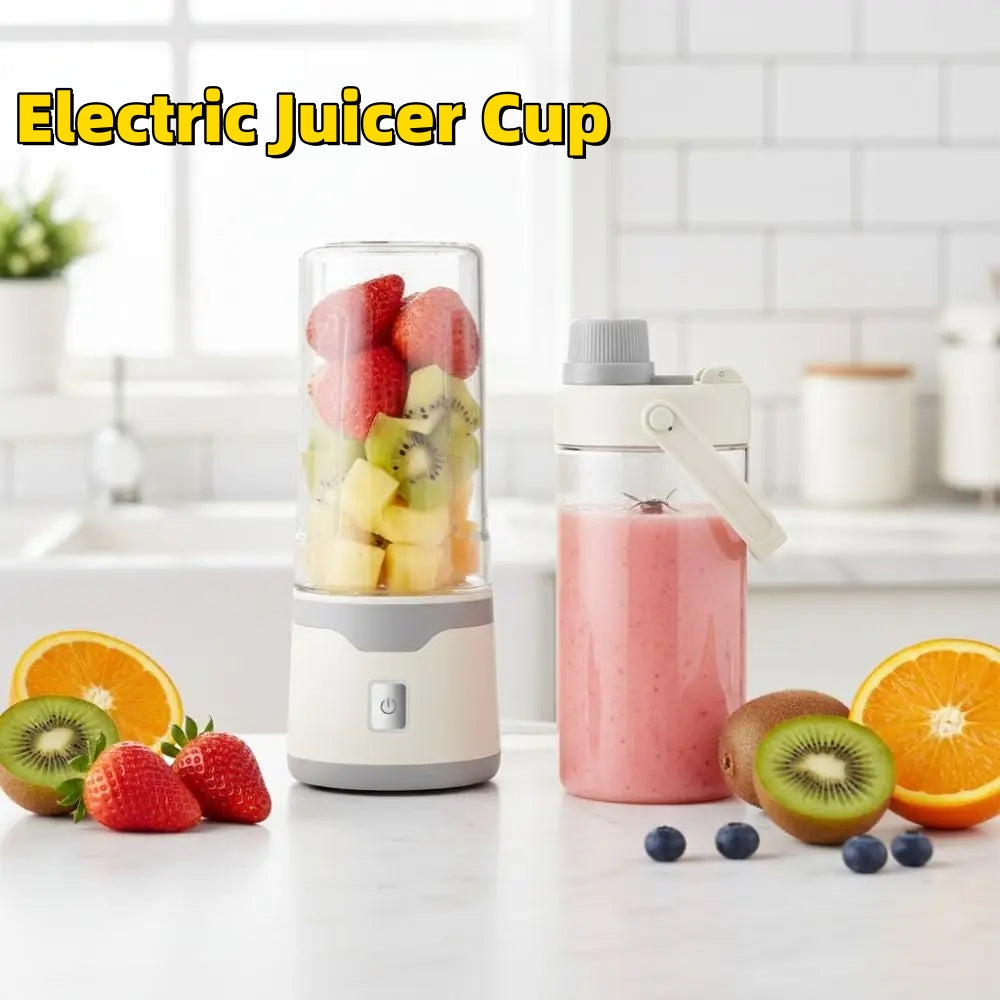 USB rechargeable juicer cup, front view