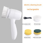 Electric spin scrubber charging base close-up