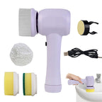 4-in-1 electric spin scrubber, front view