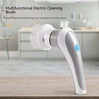 4-in-1 electric spin scrubber